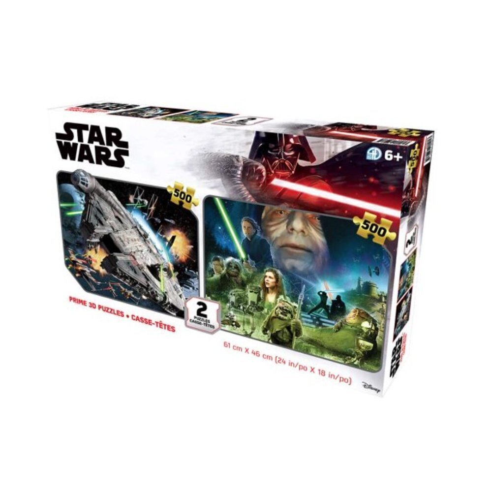 NEW Star Wars Lenticular Puzzle 500 pc | 2 pack